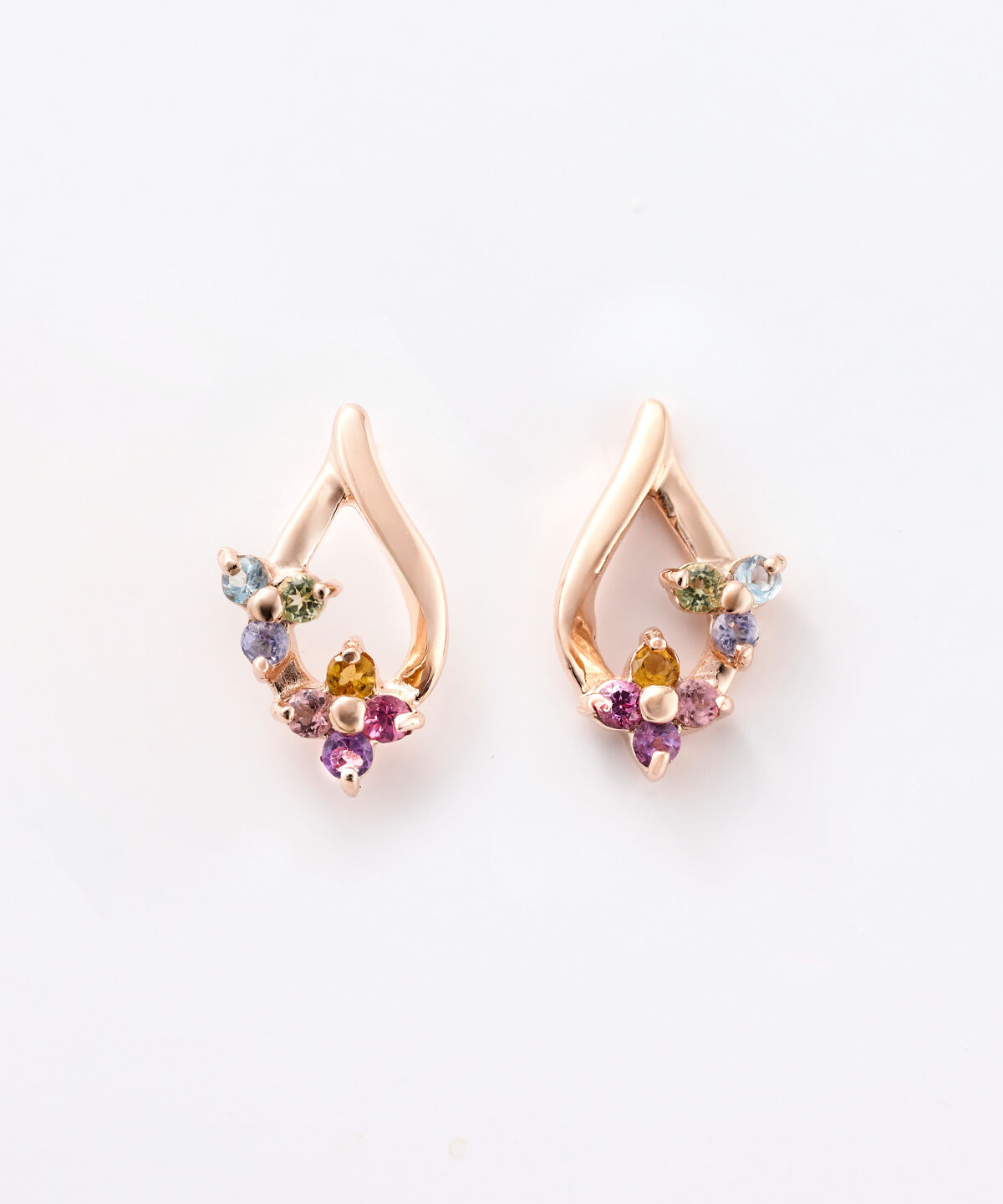 Samantha Tiara「カラフルストーン ピアス」|ピアス|SILVERxK18