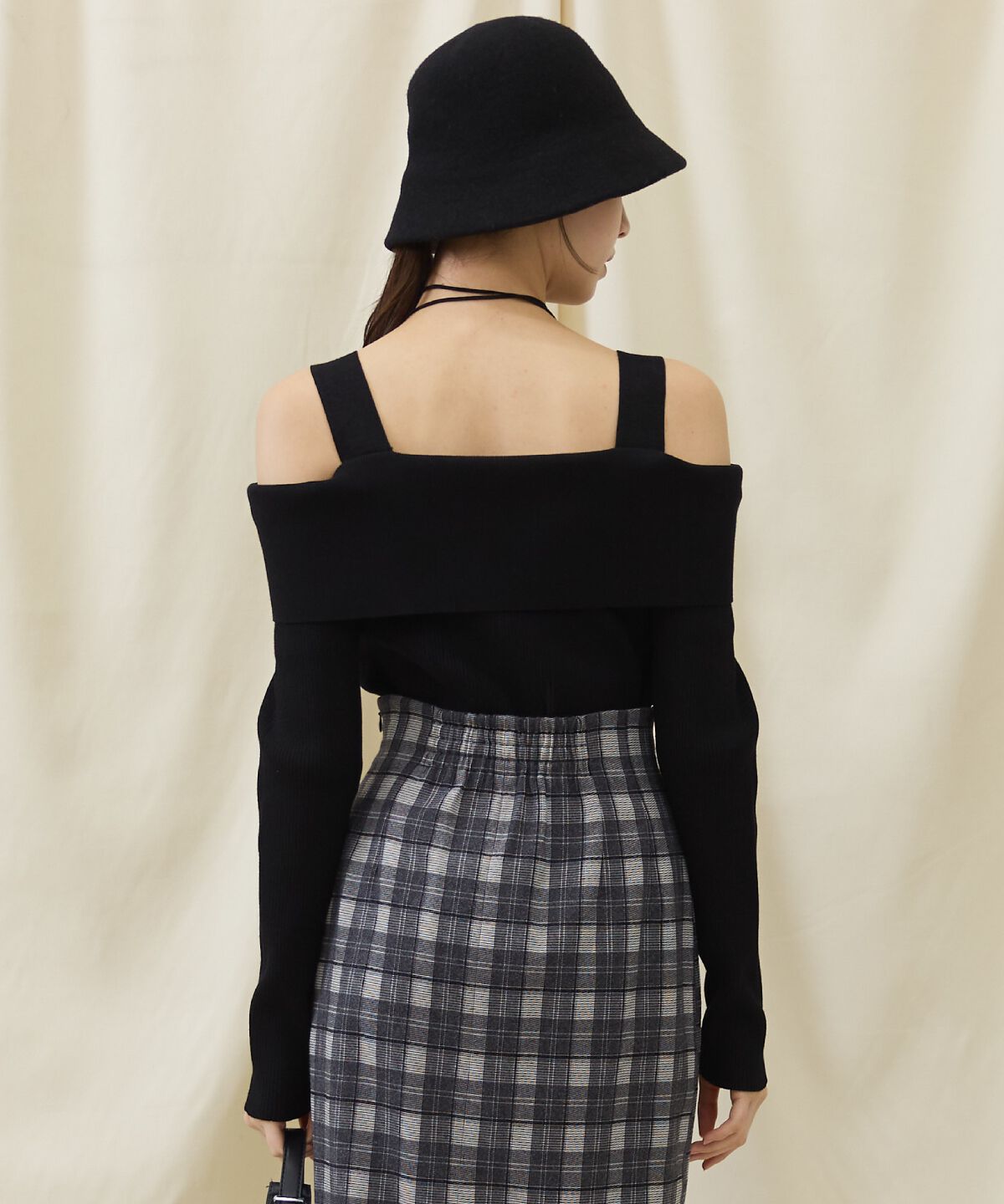 アンドクチュール「オフショルニットプルオーバー」|ニット・セーター|