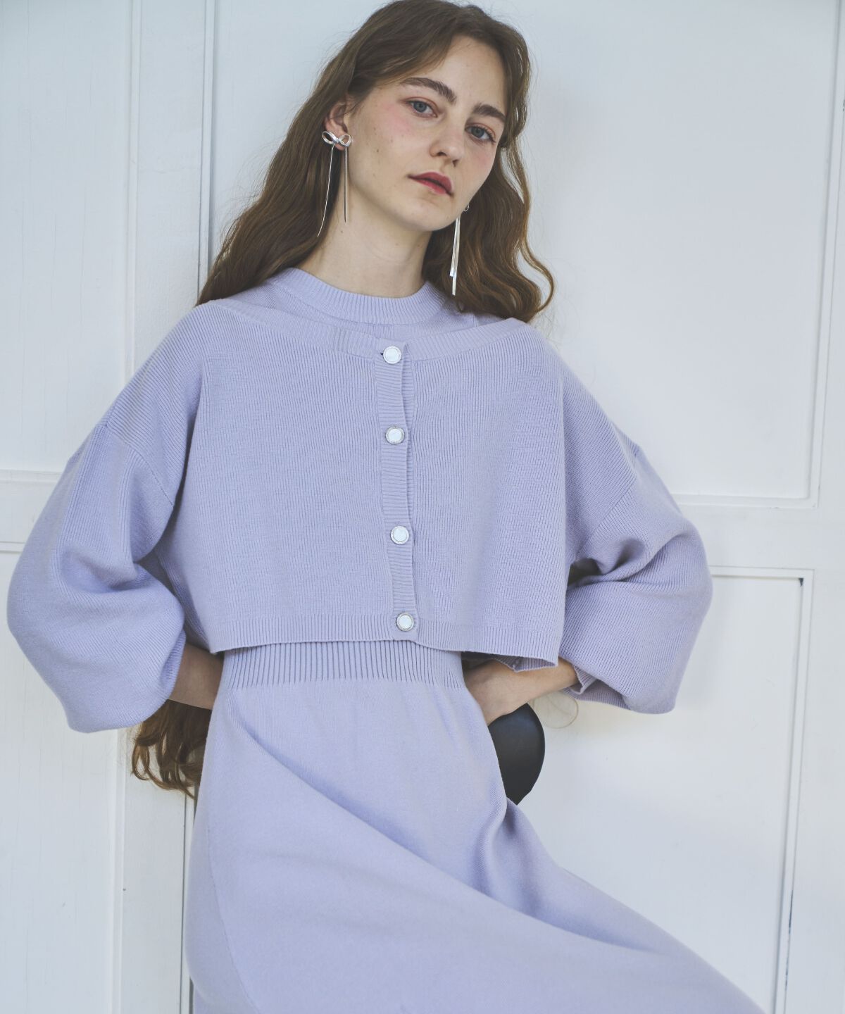 アンドクチュール「アンサンブルニットワンピース」|ワンピース|