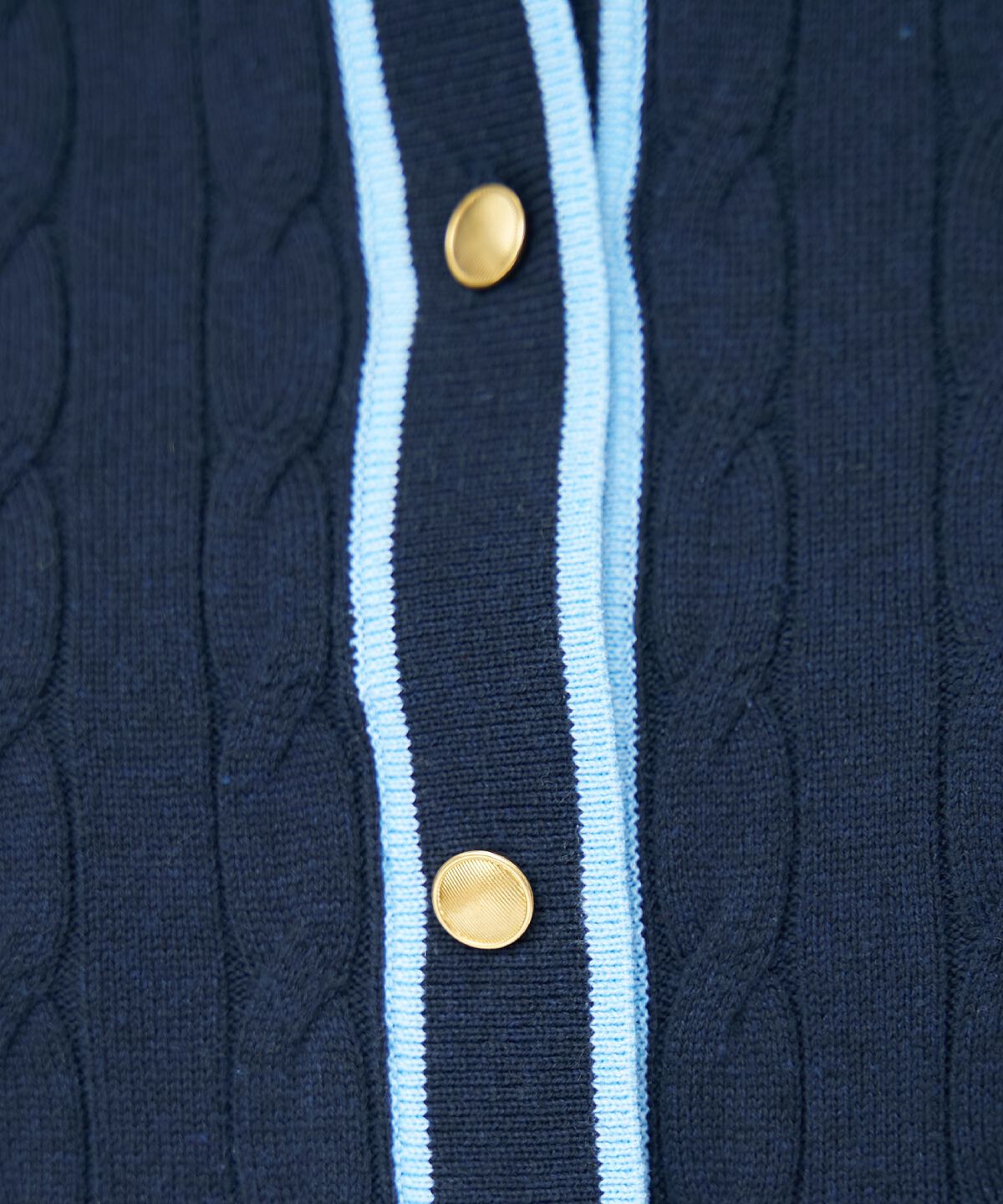 アンドクチュール「配色シャツ襟ペプラムニットプルオーバー」|ニット・セーター|