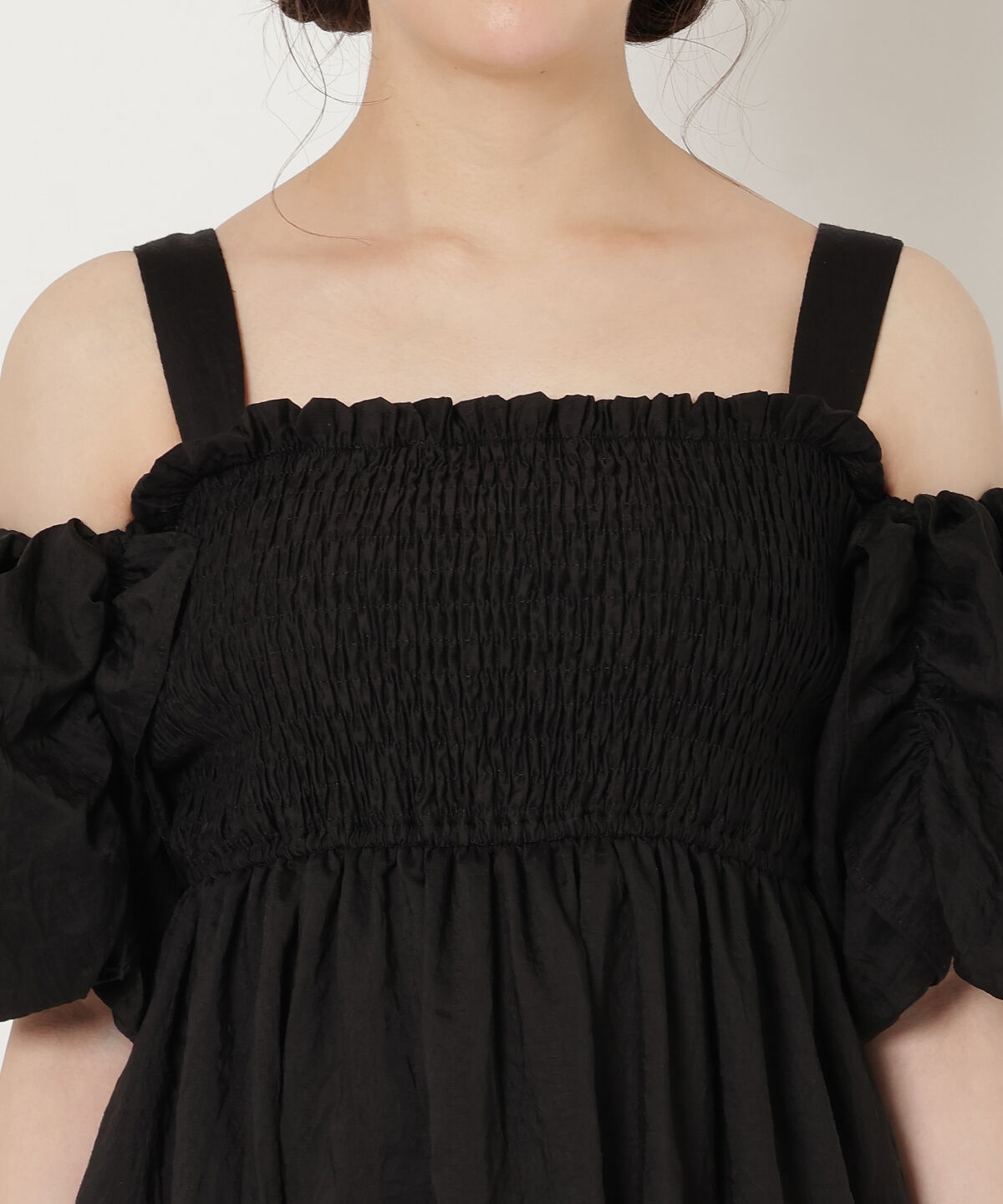 REDYAZEL「シャーリングフレアワンピース」|ワンピース|