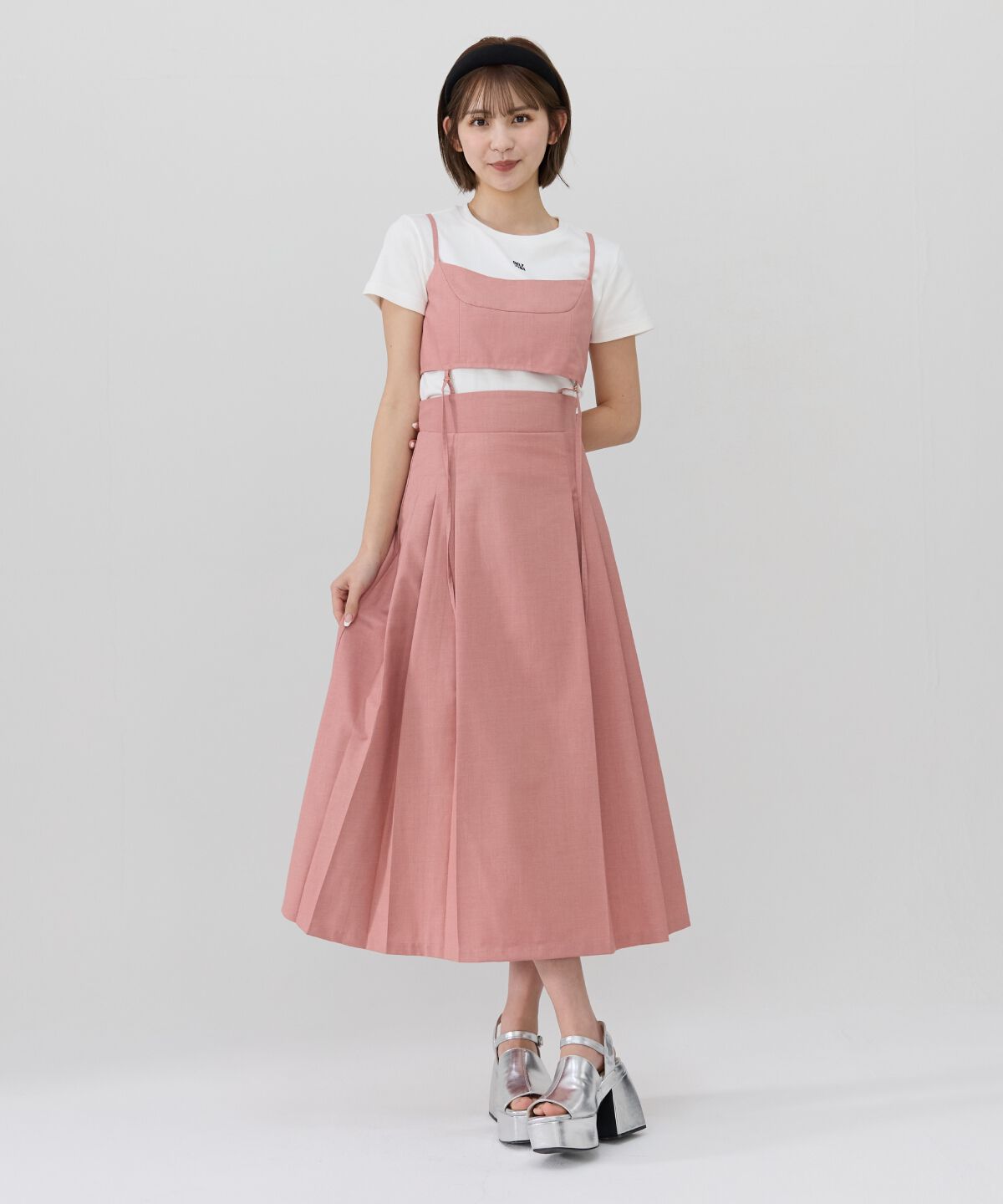 REDYAZEL「3WAYビスチェワンピース」|ワンピース|ピンク