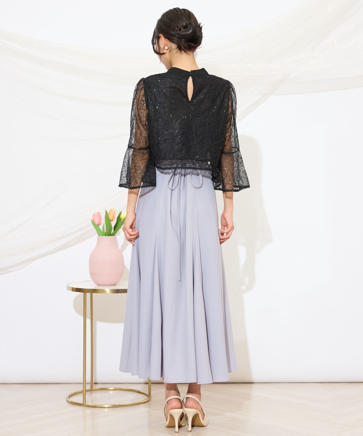 WILLSELECTION「バックレースアップワンピース」|ドレス|