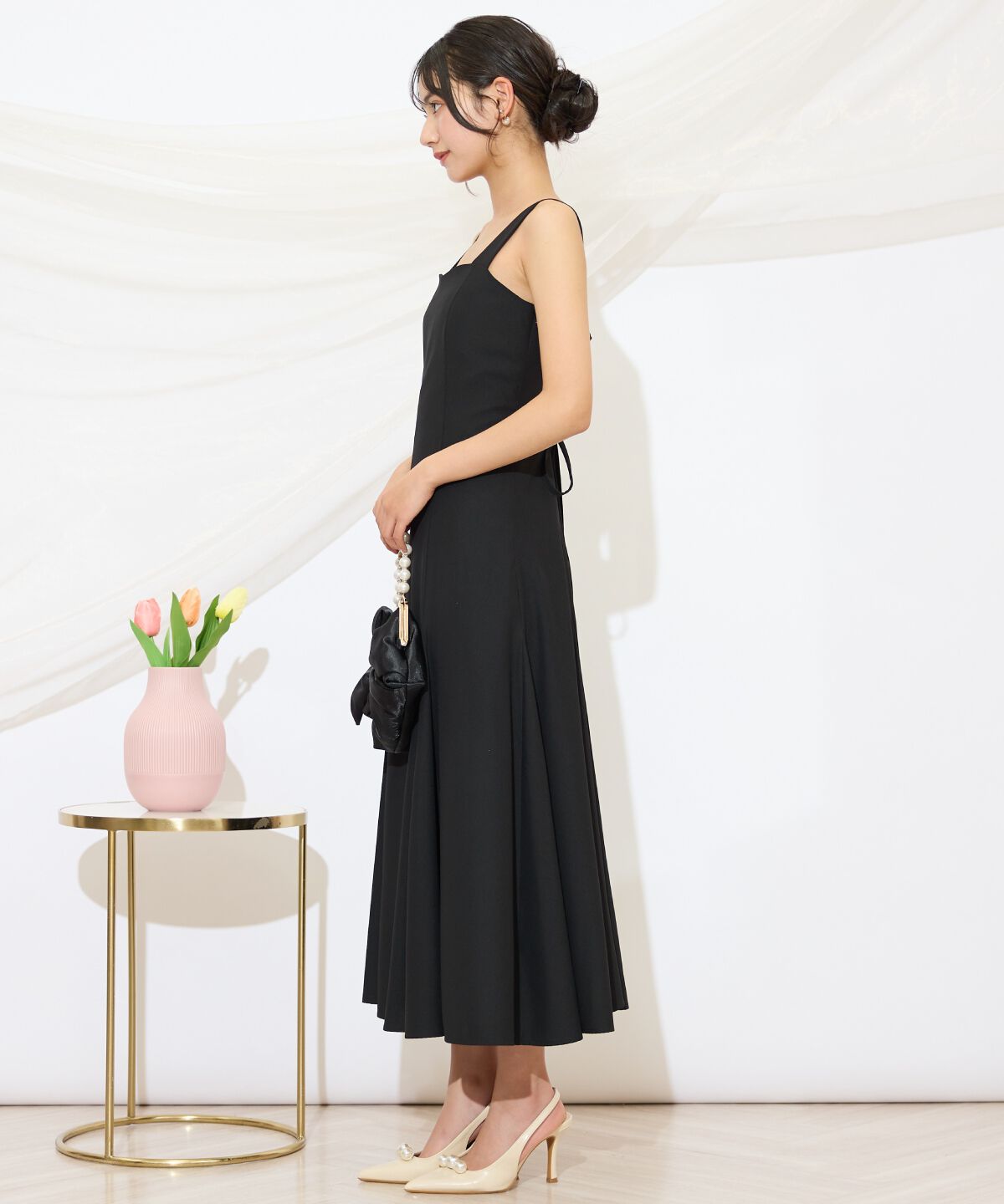 WILLSELECTION「バックレースアップワンピース」|ドレス|