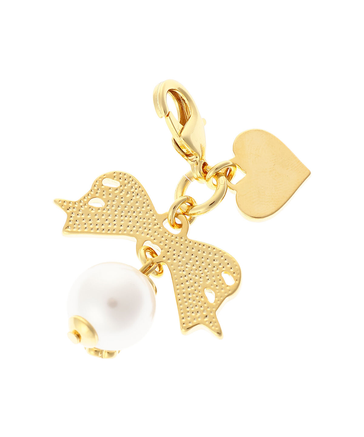 Samantha Thavasa Petit Choice「リボンパール ファスナーチャーム」|チャーム・キーホルダー|