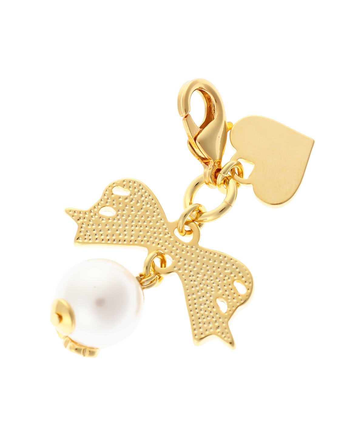 Samantha Thavasa Petit Choice「リボンパール ファスナーチャーム」|チャーム・キーホルダー|