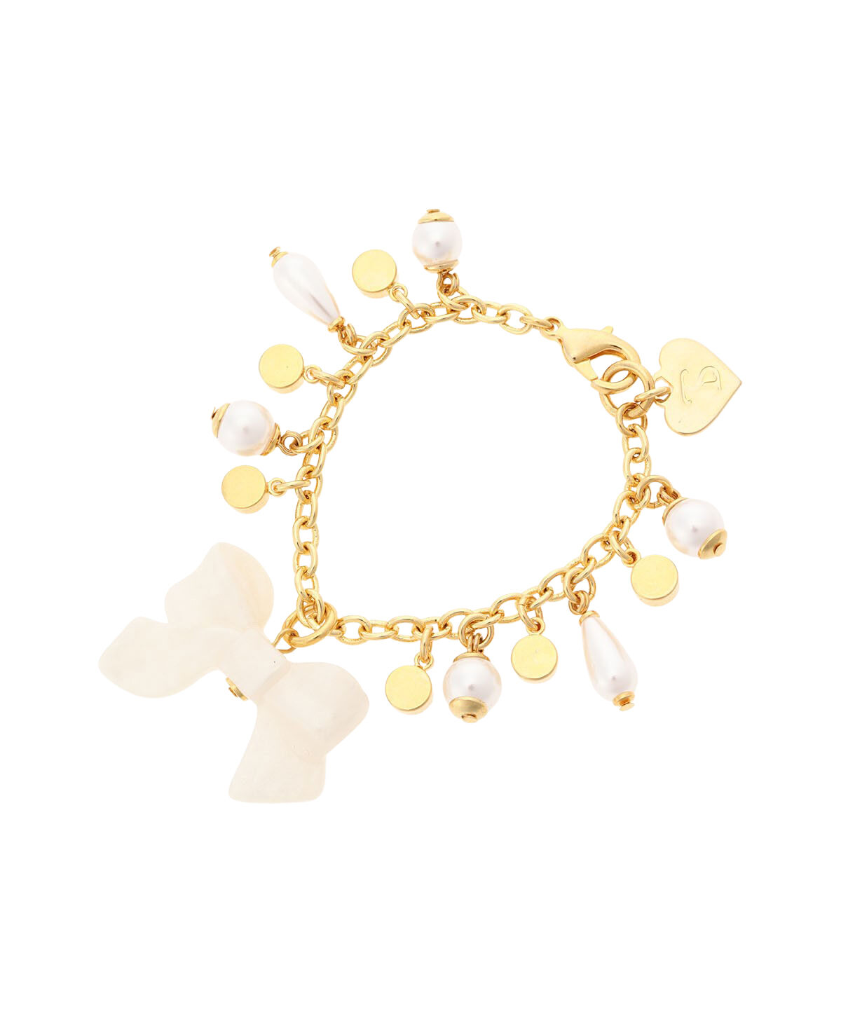 Samantha Thavasa Petit Choice「パールリボン バッグチャーム」|チャーム・キーホルダー|