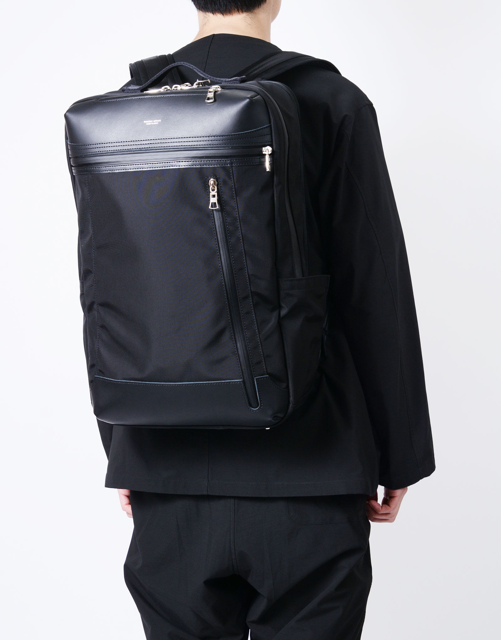 master-piece「STREAM バックパックL」|ビジネスバッグ|クロ