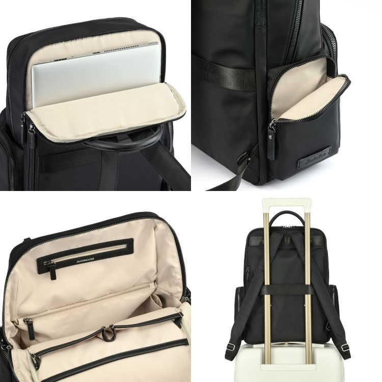 Jewelna Rose「Jewelna Rose フレイヤ・リュック2 エアリィ ワイド リュックサック 16264」|リュック|