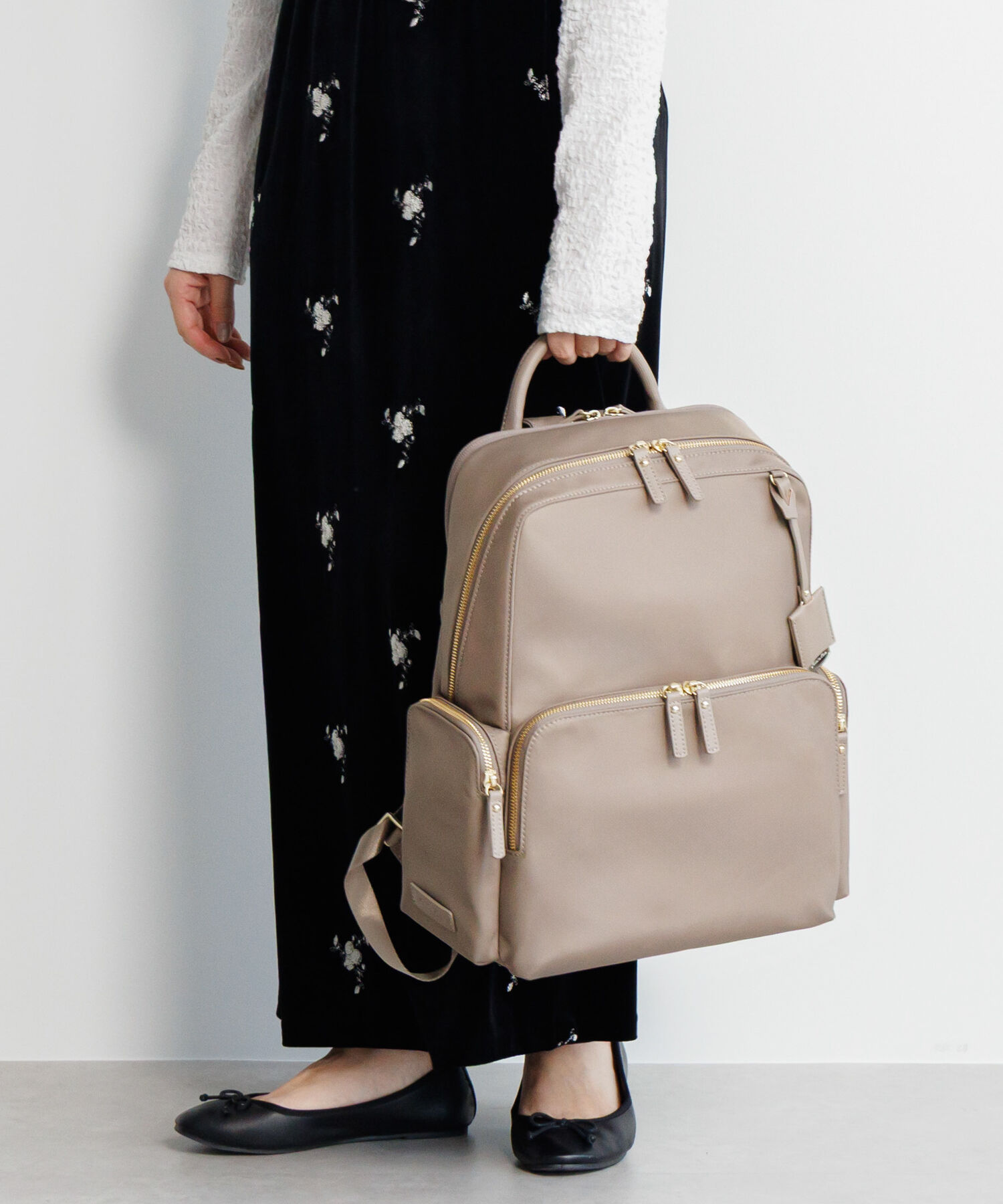 Jewelna Rose「Jewelna Rose フレイヤ・リュック2 エアリィ ワイド リュックサック 16264」|リュック|