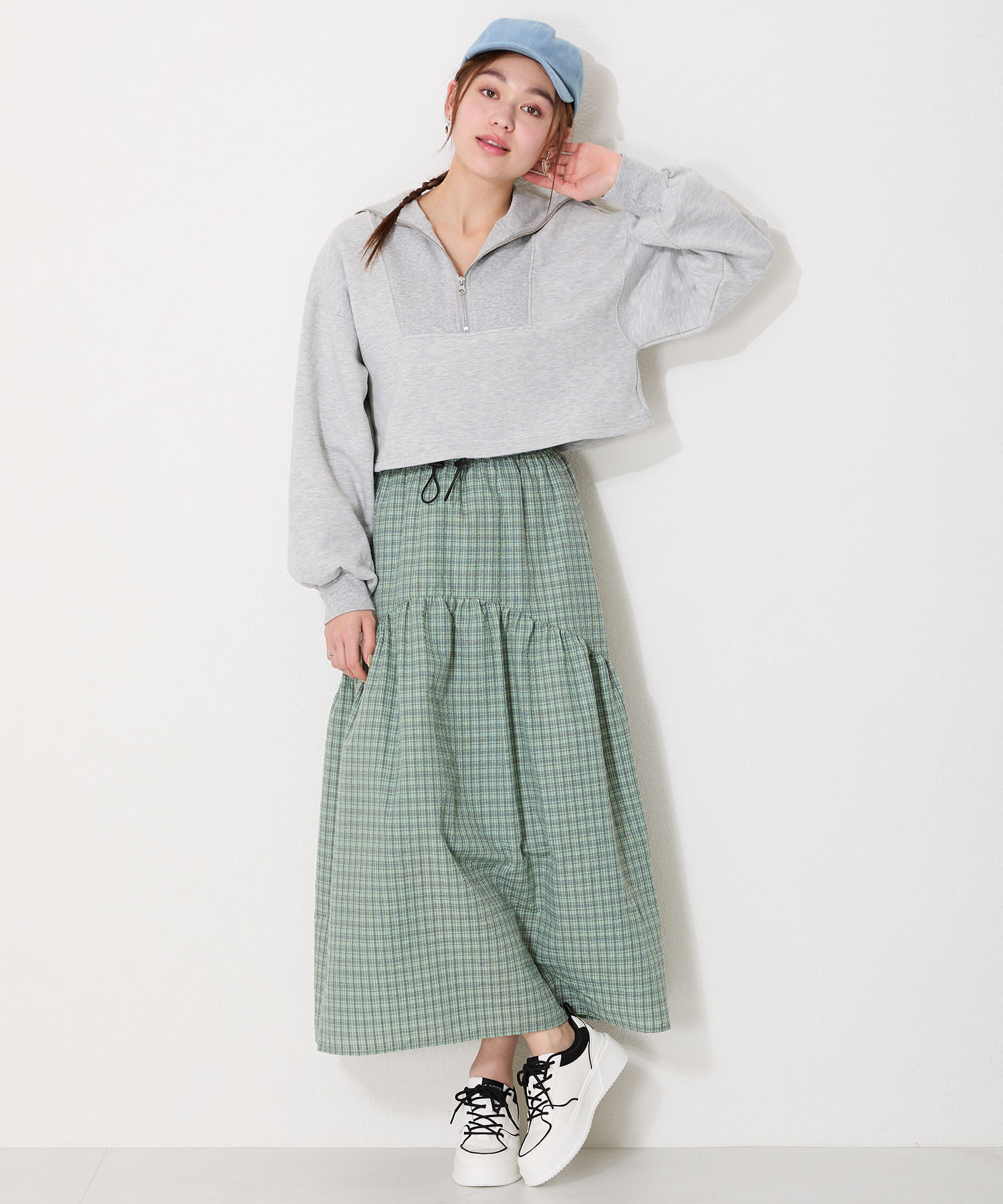 ORiental TRaffic「【新色追加】バイカラー ボリュームソール スニーカー /OT3750 厚底  クッション 軽量」|スニーカー|