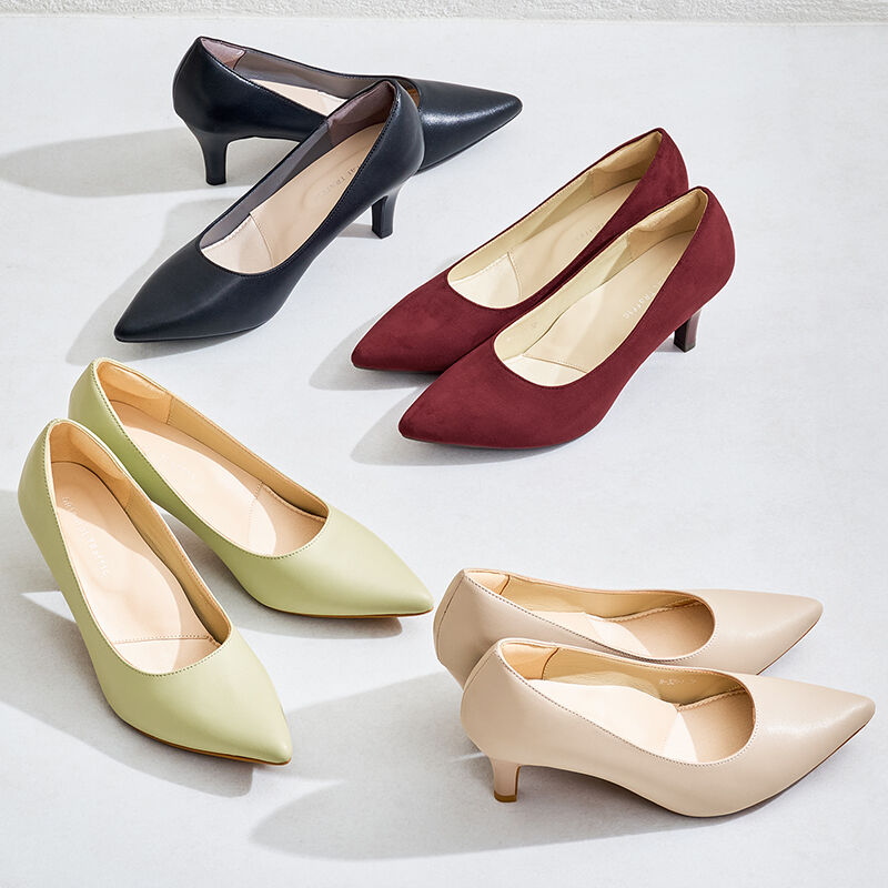 ORiental TRaffic「●2026春夏新作●【跳べるパンプス】7ｃｍヒールポインテッドトゥ/R-3221」|パンプス|BEIGE