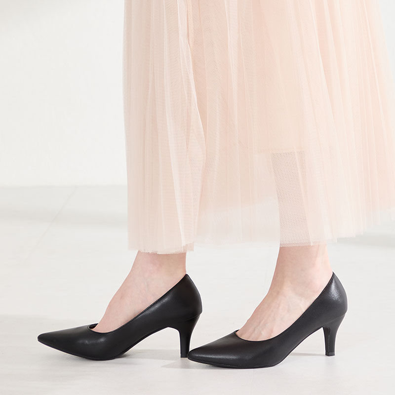 ORiental TRaffic「●2026春夏新作●【跳べるパンプス】7ｃｍヒールポインテッドトゥ/R-3221」|パンプス|