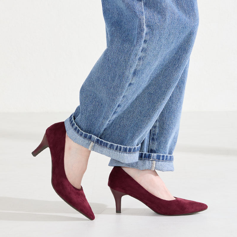 ORiental TRaffic「●2026春夏新作●【跳べるパンプス】7ｃｍヒールポインテッドトゥ/R-3221」|パンプス|