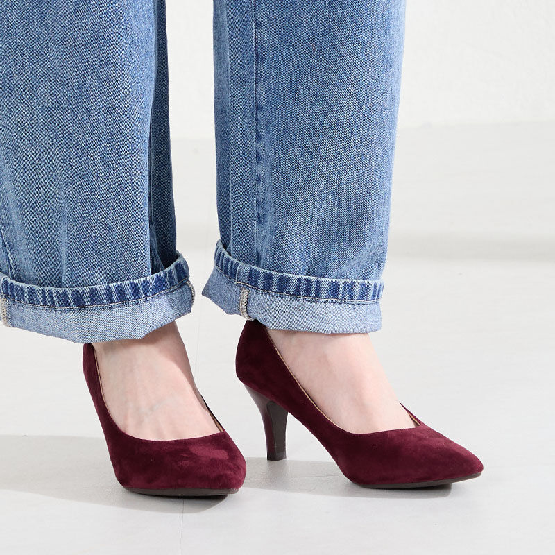 ORiental TRaffic「●2026春夏新作●【跳べるパンプス】7ｃｍヒールポインテッドトゥ/R-3221」|パンプス|