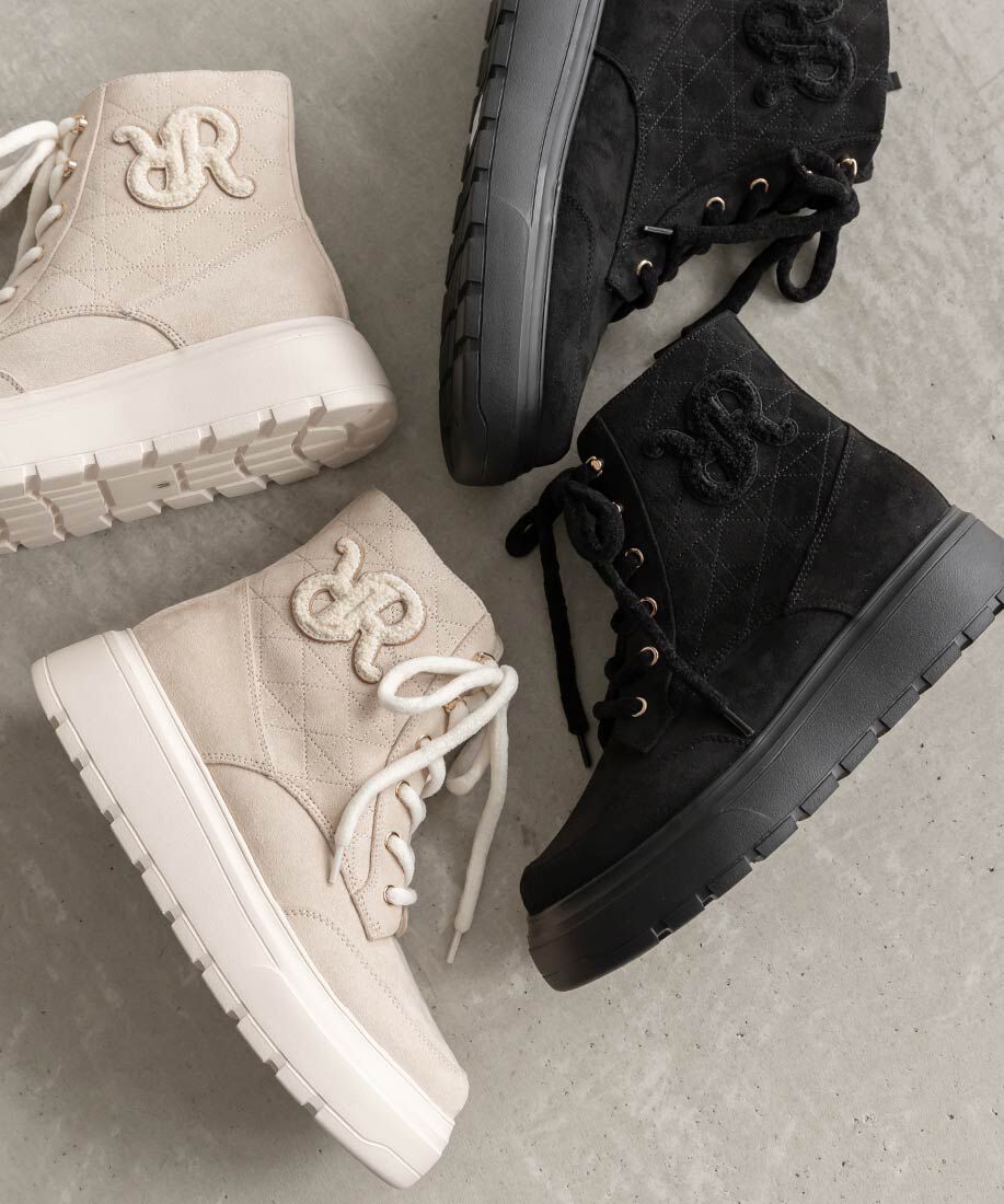  「キルティングデザインハイカットスニーカー」|スニーカー|