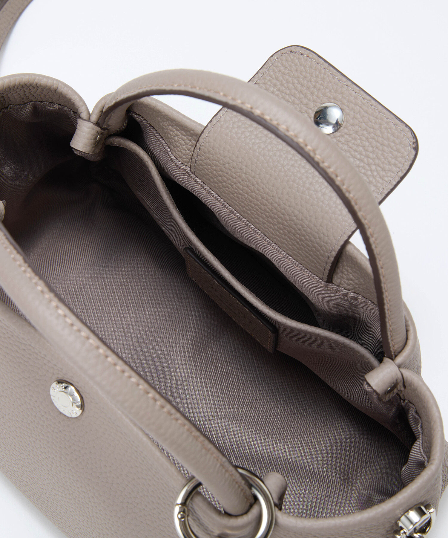 TOPKAPI BREATH「【Breath TOPKAPI】シュリンクレザー ショルダー付き ミニ トートバッグ / チャーム付き」|ショルダー・メッセンジャー|