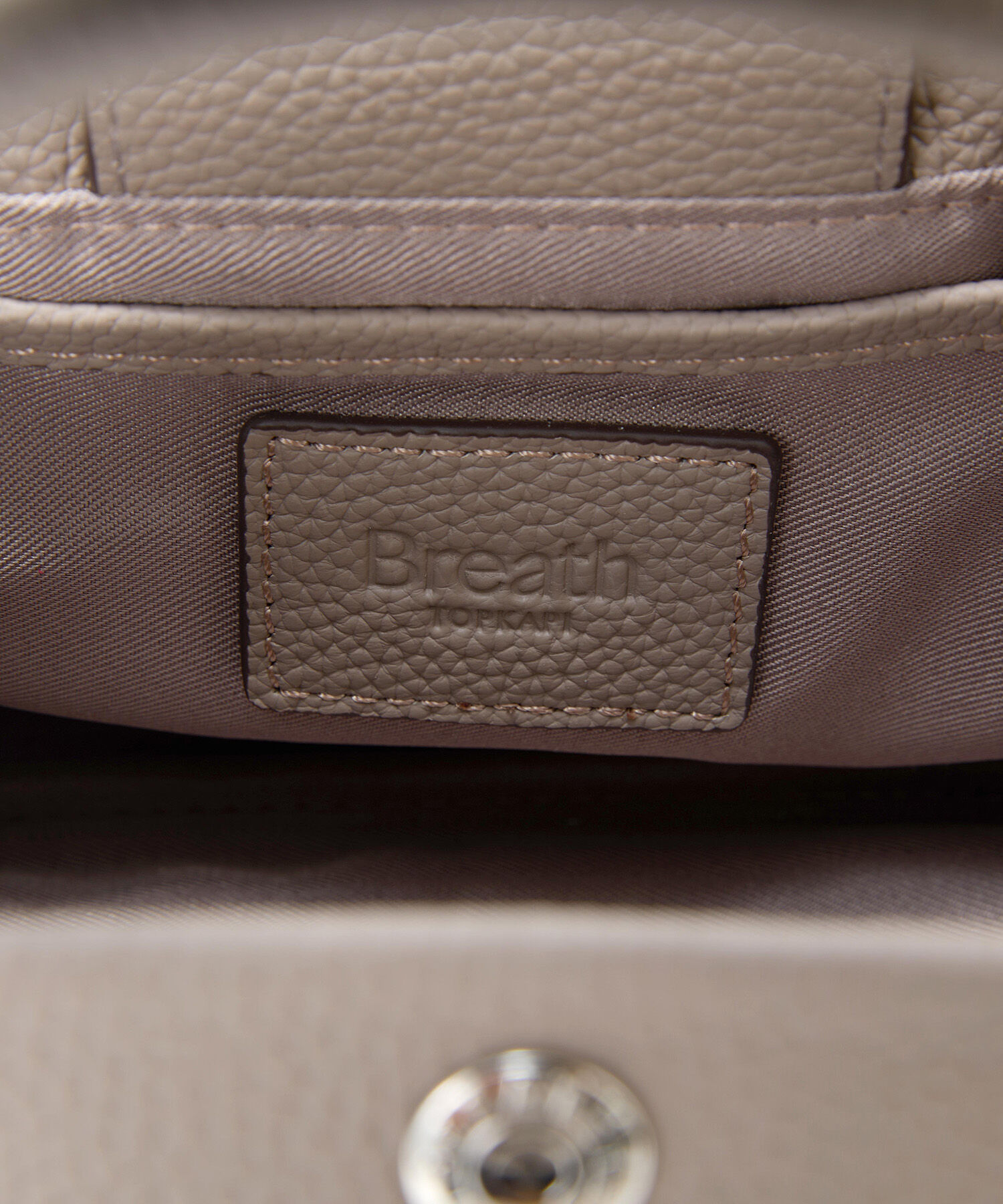 TOPKAPI BREATH「【Breath TOPKAPI】シュリンクレザー ショルダー付き ミニ トートバッグ / チャーム付き」|ショルダー・メッセンジャー|