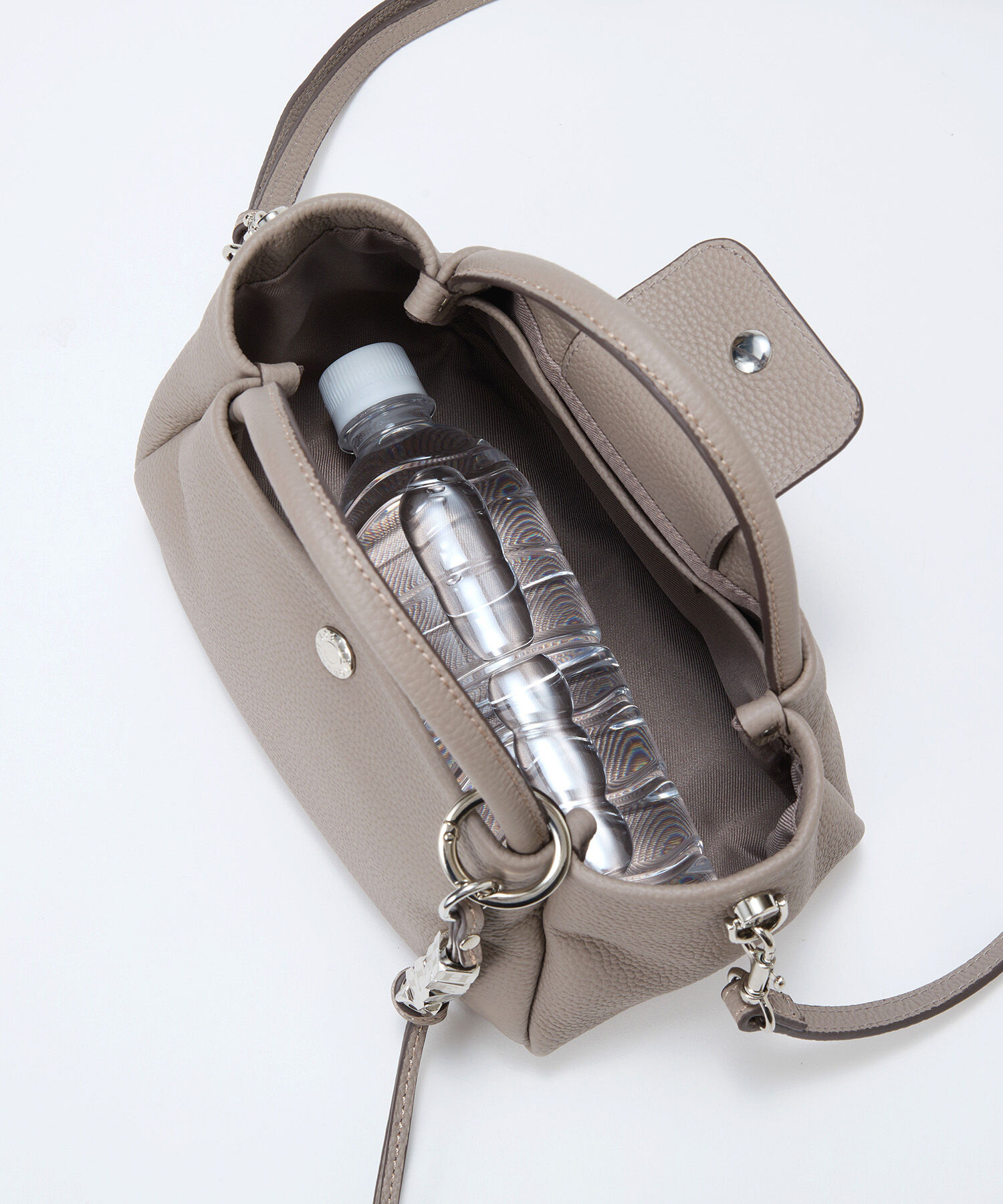 TOPKAPI BREATH「【Breath TOPKAPI】シュリンクレザー ショルダー付き ミニ トートバッグ / チャーム付き」|ショルダー・メッセンジャー|