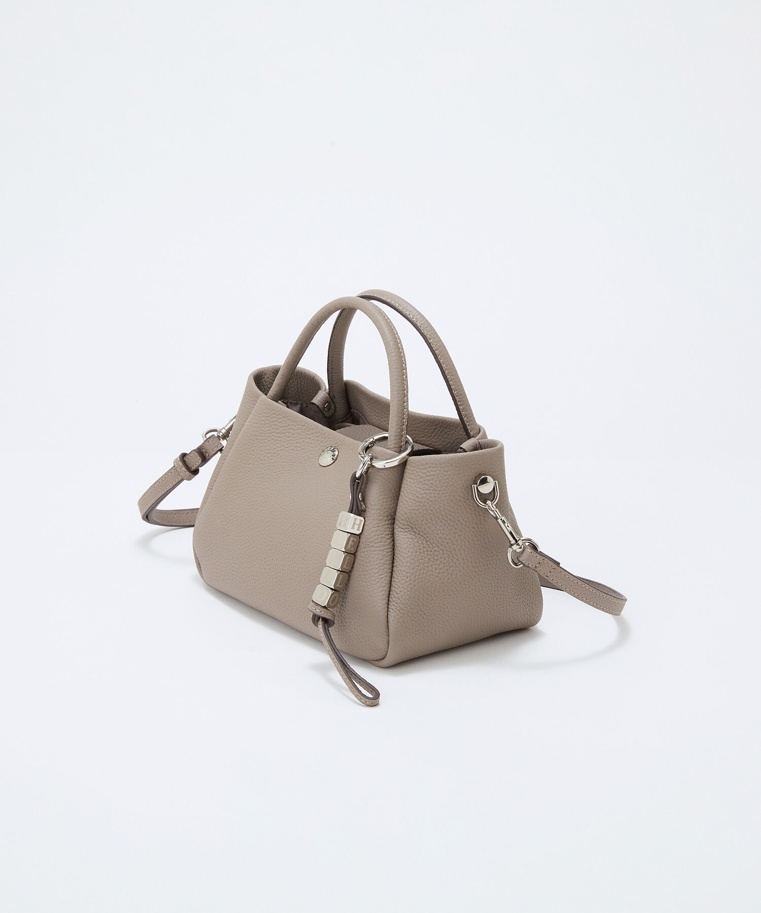 TOPKAPI BREATH「【Breath TOPKAPI】シュリンクレザー ショルダー付き ミニ トートバッグ / チャーム付き」|ショルダー・メッセンジャー|