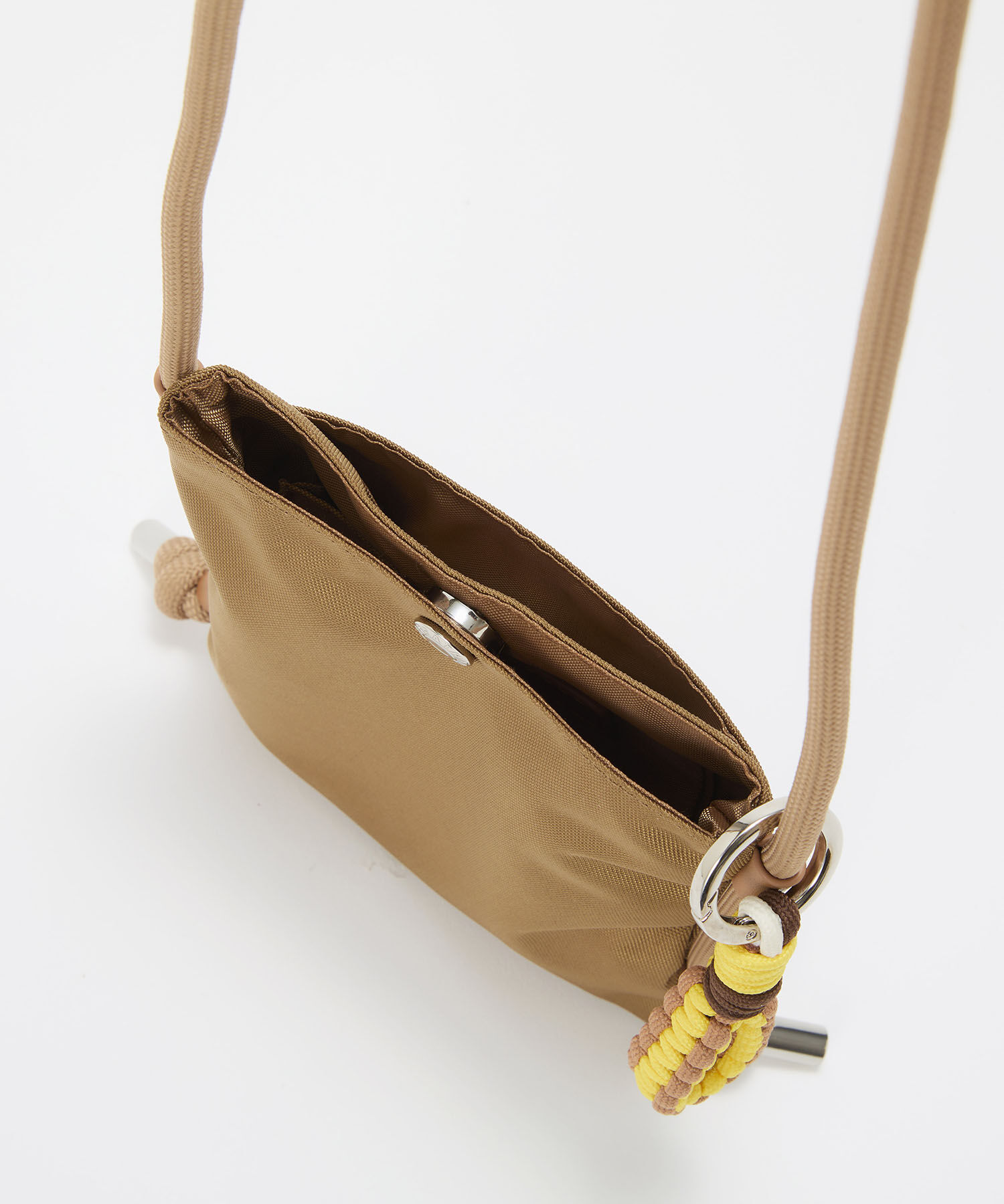 TOPKAPI BREATH「【Breath TOPKAPI】コードチャーム付き ミニショルダーバッグ / サコッシュ」|ショルダー・メッセンジャー|