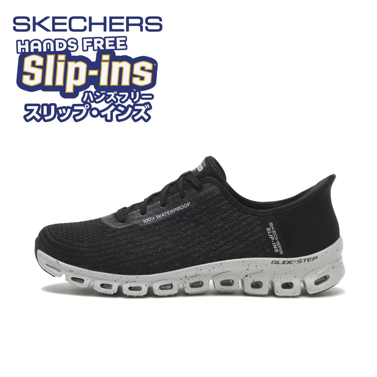 SKECHERS「【SKECHERS】GLIDE-STEP - RAINY DAY」|スニーカー|ブラック