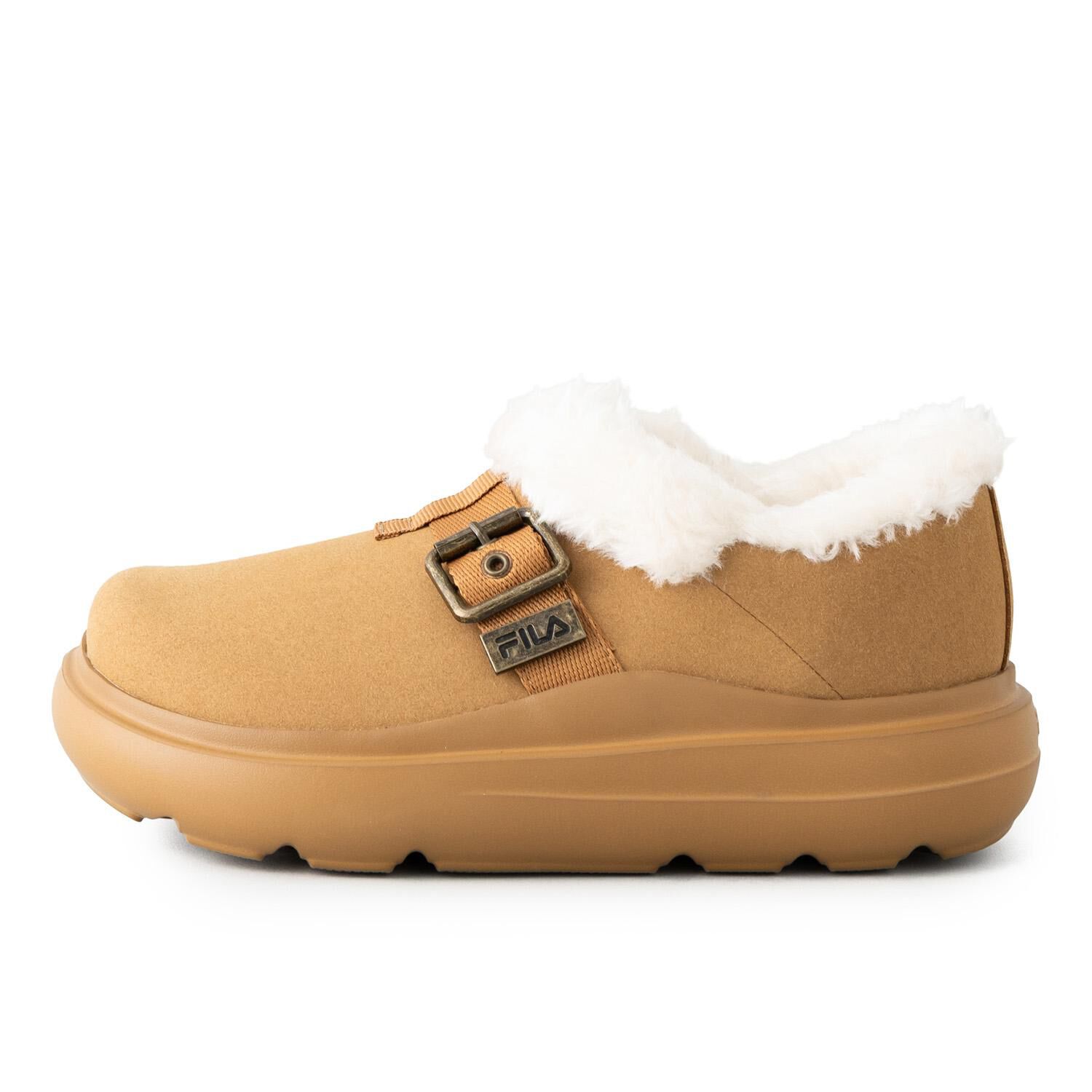 FILA「【FILA】PUFFER BOLD SLIP ON v2 FUR」|スニーカー|ブラウン
