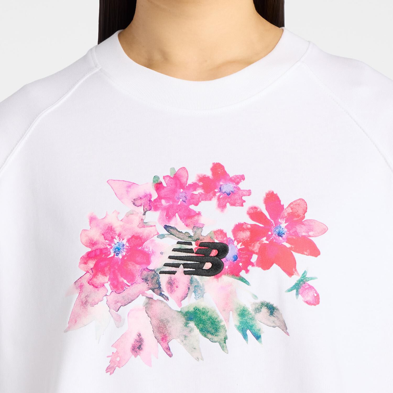 NEW BALANCE 「【NEW BALANCEｳｪｱ】W ｳｫｰﾀｰｶﾗｰﾋﾟﾝｸﾎﾞｸｼｰT」|Tシャツ・カットソー|