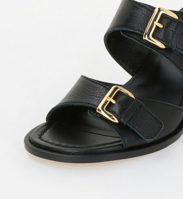 ODETTE E ODILE「ダブルワイドベルト ミュール サンダル60&uarr;」|サンダル|