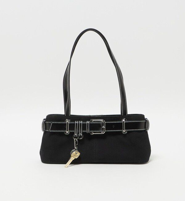 OSOI「＜OSOI＞SLD BROCLE MINI CVS バッグ」|ショルダー・メッセンジャー|BLACK