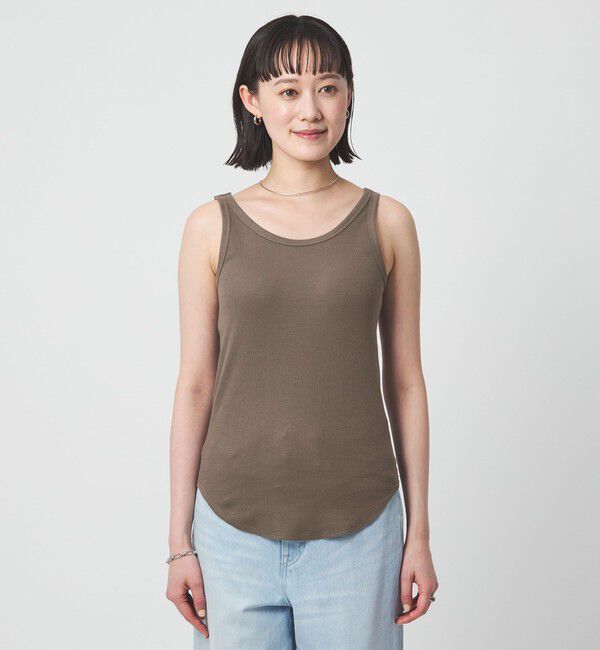 UNITED ARROWS green label relaxing「ベーシック リブ タンクトップ」|タンクトップ|