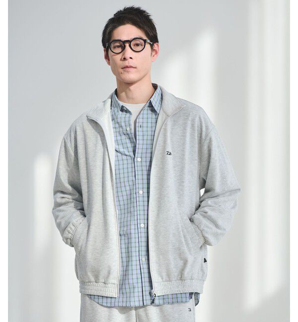 UNITED ARROWS green label relaxing「【別注】＜DAIWA＞GLR ジップ スウェット ジャケット」|カーディガン|