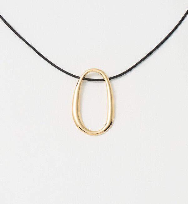 UNITED ARROWS green label relaxing「オーバルリング コード ネックレス 2」|ネックレス|