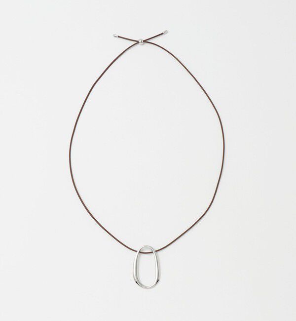 UNITED ARROWS green label relaxing「オーバルリング コード ネックレス 2」|ネックレス|MD.BROWN