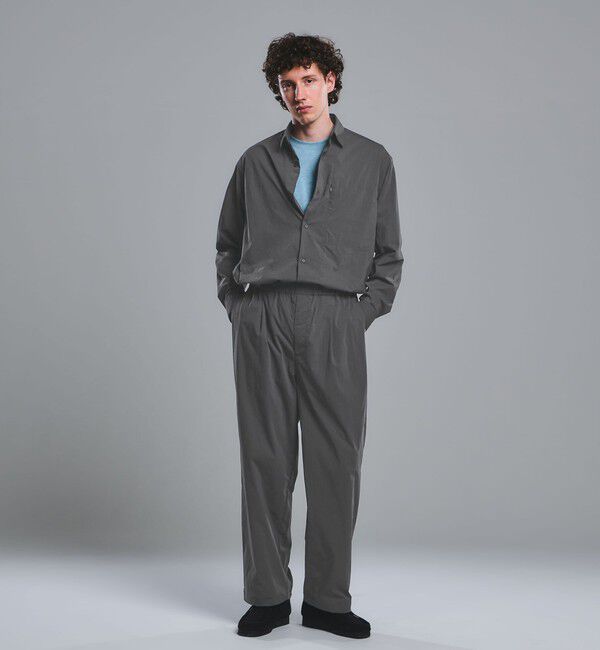 UNITED ARROWS green label relaxing「WONDER CLOTH ボックス シルエット 長袖 シャツ -ストレッチ・接触冷感・吸水速乾-」|シャツ・ブラウス|