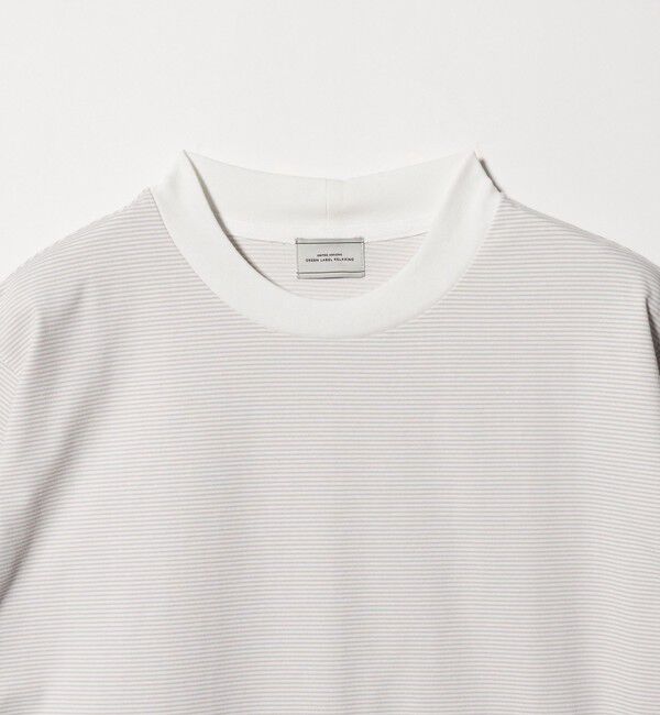 UNITED ARROWS green label relaxing「A+ COOL ミジンボーダー ビズ クルーネック カットソー Tシャツ -接触冷感・吸水速乾-」|Tシャツ・カットソー|