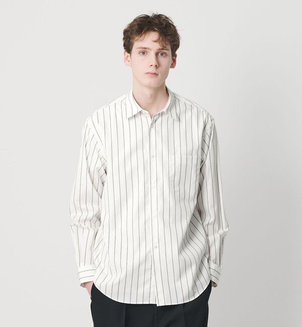 BEAUTY&YOUTH UNITED ARROWS「HI-LINE 120/2 ブロード レギュラー シャツ FORM型」|シャツ・ブラウス|OFF WHITE