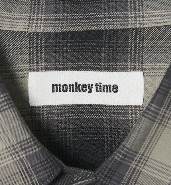 MONKEY TIME「コットン クロップド シャツ」|シャツ・ブラウス|