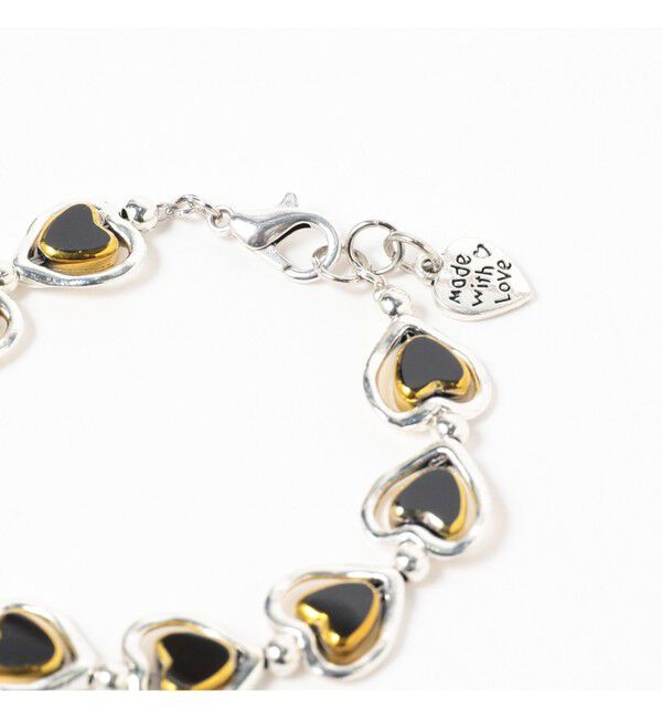 Ray BEAMS 「〇Otro Accesorio / ハート レイヤード ブレスレッド」|ブレスレット・バングル|