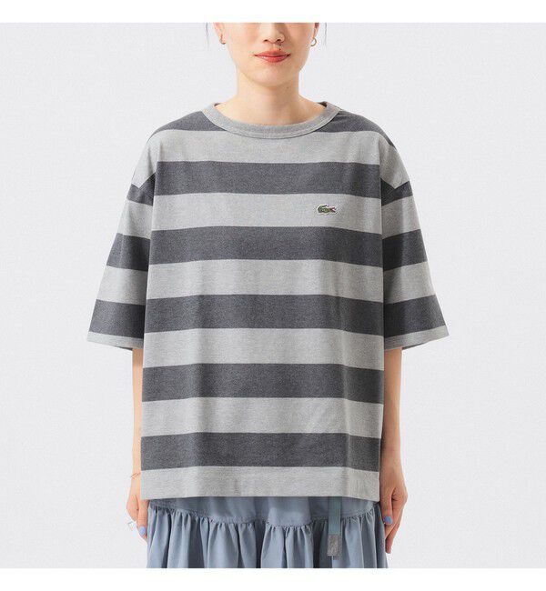 BEAMSBOY「【WEB限定】【別注】LACOSTE / ボーダー ショートスリーブ Tシャツ」|Tシャツ・カットソー|
