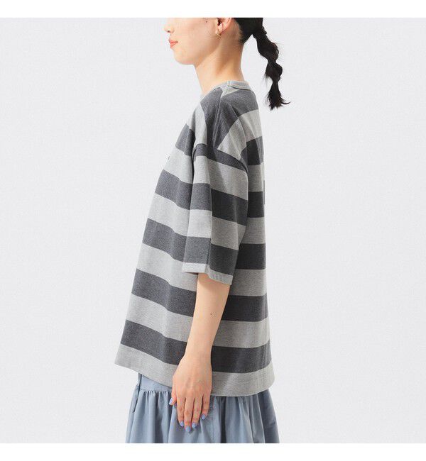 BEAMSBOY「【WEB限定】【別注】LACOSTE / ボーダー ショートスリーブ Tシャツ」|Tシャツ・カットソー|