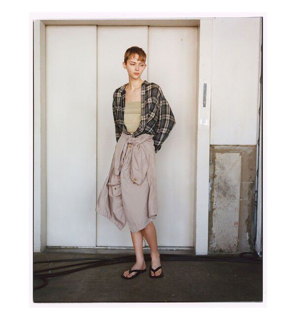 BEAMSBOY「maturely / ブリーチ ストラップ ロングスリーブ」|シャツ・ブラウス|