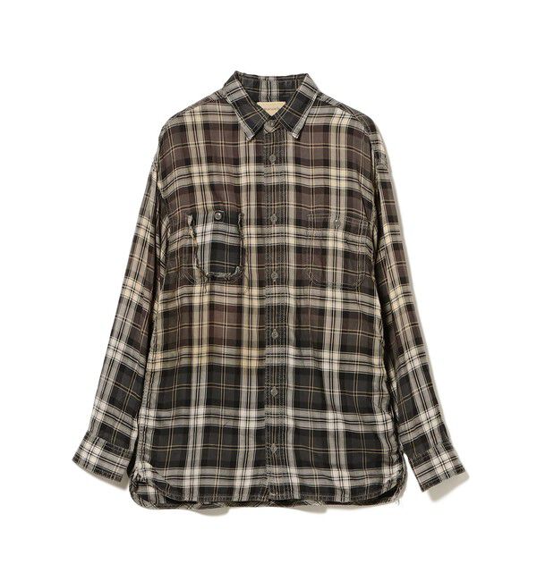 BEAMSBOY「maturely / ブリーチ ストラップ ロングスリーブ」|シャツ・ブラウス|