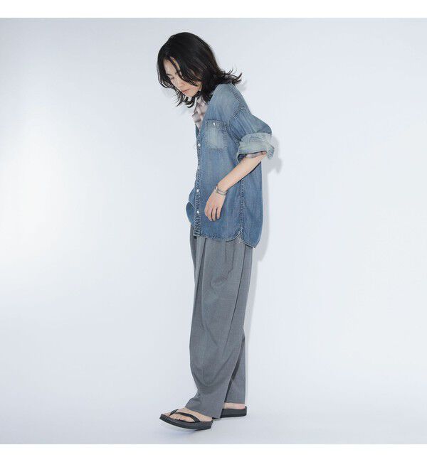 BEAMSBOY「maturely / ブリーチ ストラップ ロングスリーブ」|シャツ・ブラウス|