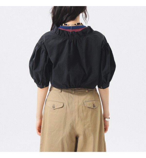 BEAMSBOY「フリル ショート ブラウス」|シャツ・ブラウス|