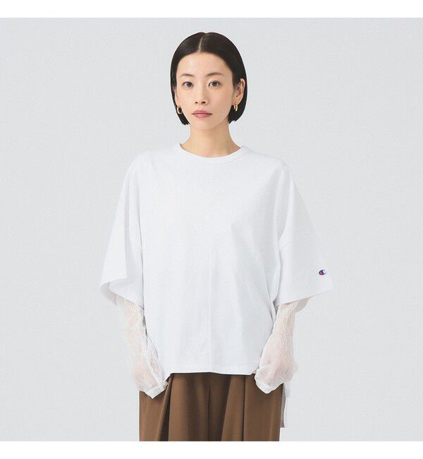 Ray BEAMS 「【別注】Champion / Short Sleeve T-Shirt」|Tシャツ・カットソー|