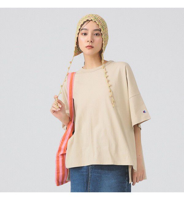 Ray BEAMS 「【別注】Champion / Short Sleeve T-Shirt」|Tシャツ・カットソー|