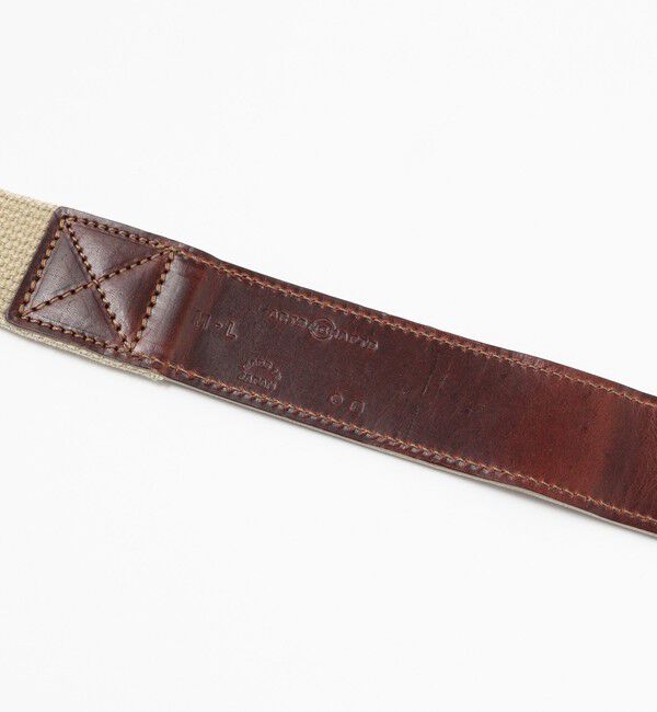 BEAMS PLUS「ARTS & CRAFTS / 別注 AGING W RING COMBI BELT」|ベルト|