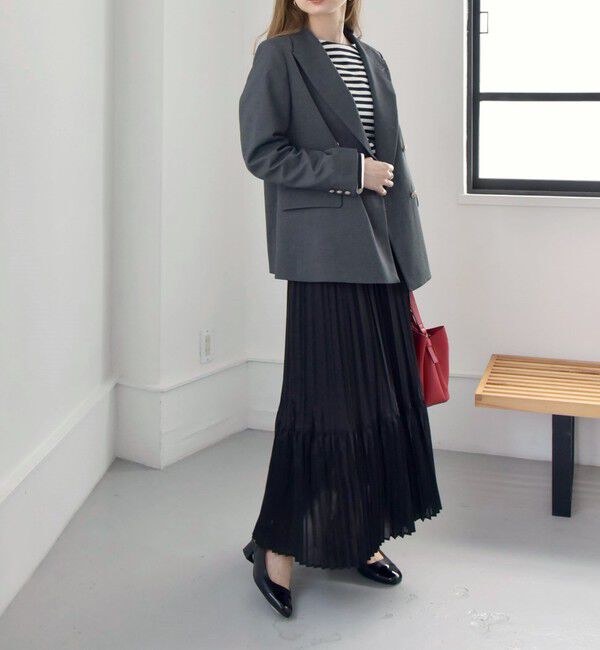 quaranciel「quaranciel:〈洗濯機可能〉ハンサム ダブルブレスト ブレザー ジャケット（セットアップ対応）」|テーラードジャケット|