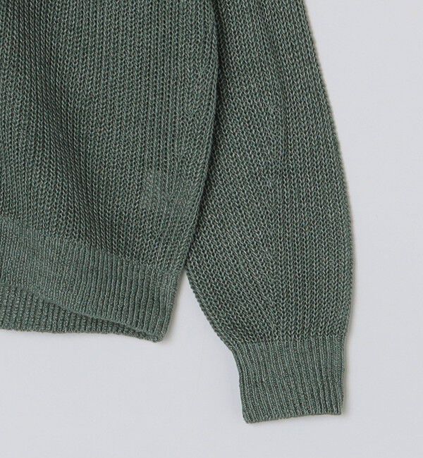 SHIPS「SHIPS: 9GG サンフェード リネン Vネック カーディガン」|カーディガン|